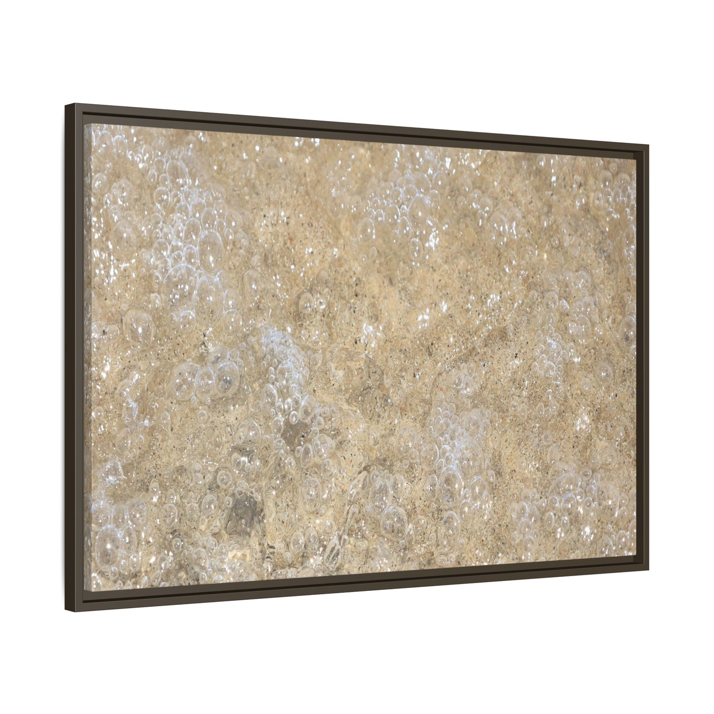 Bubbling Sand - Unique Stretched Canvas Wall Art