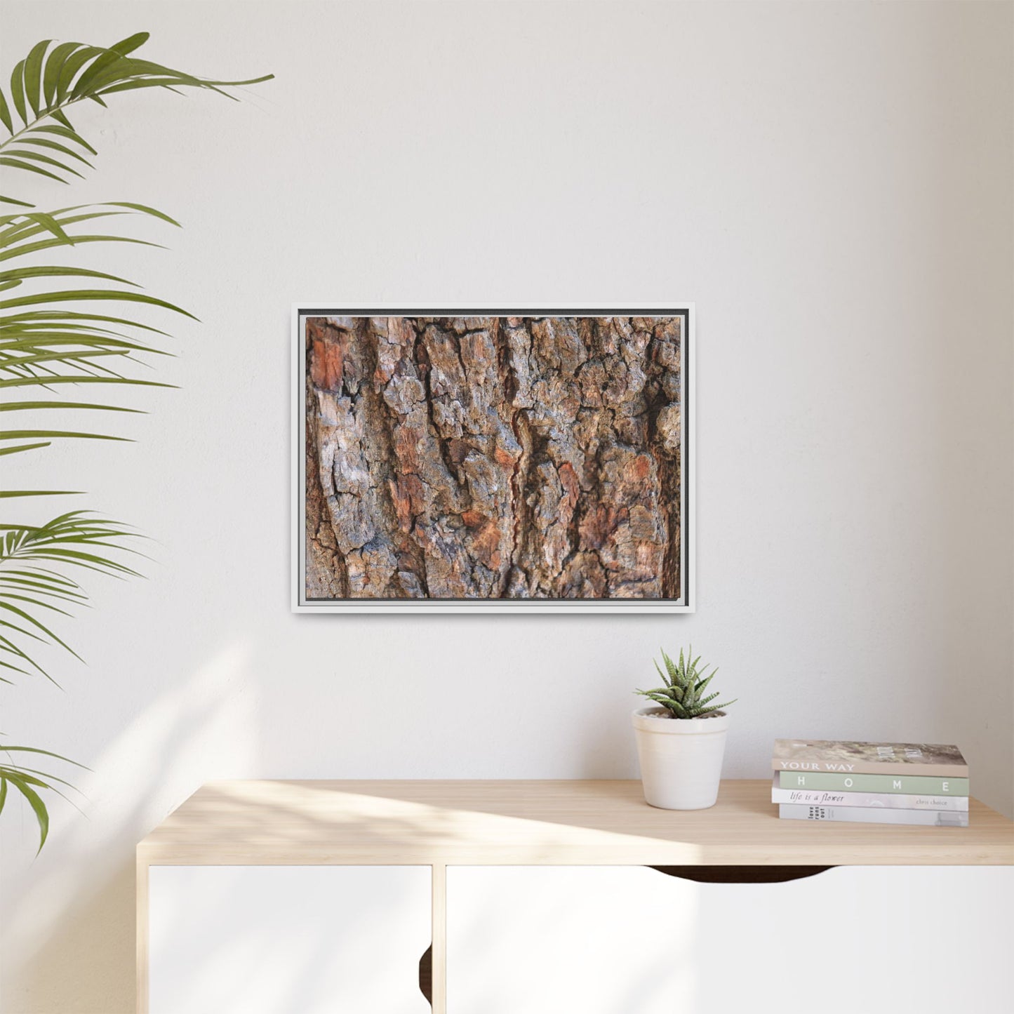 Tree's Timeworn Tale - Unique Stretched Canvas Wall Art