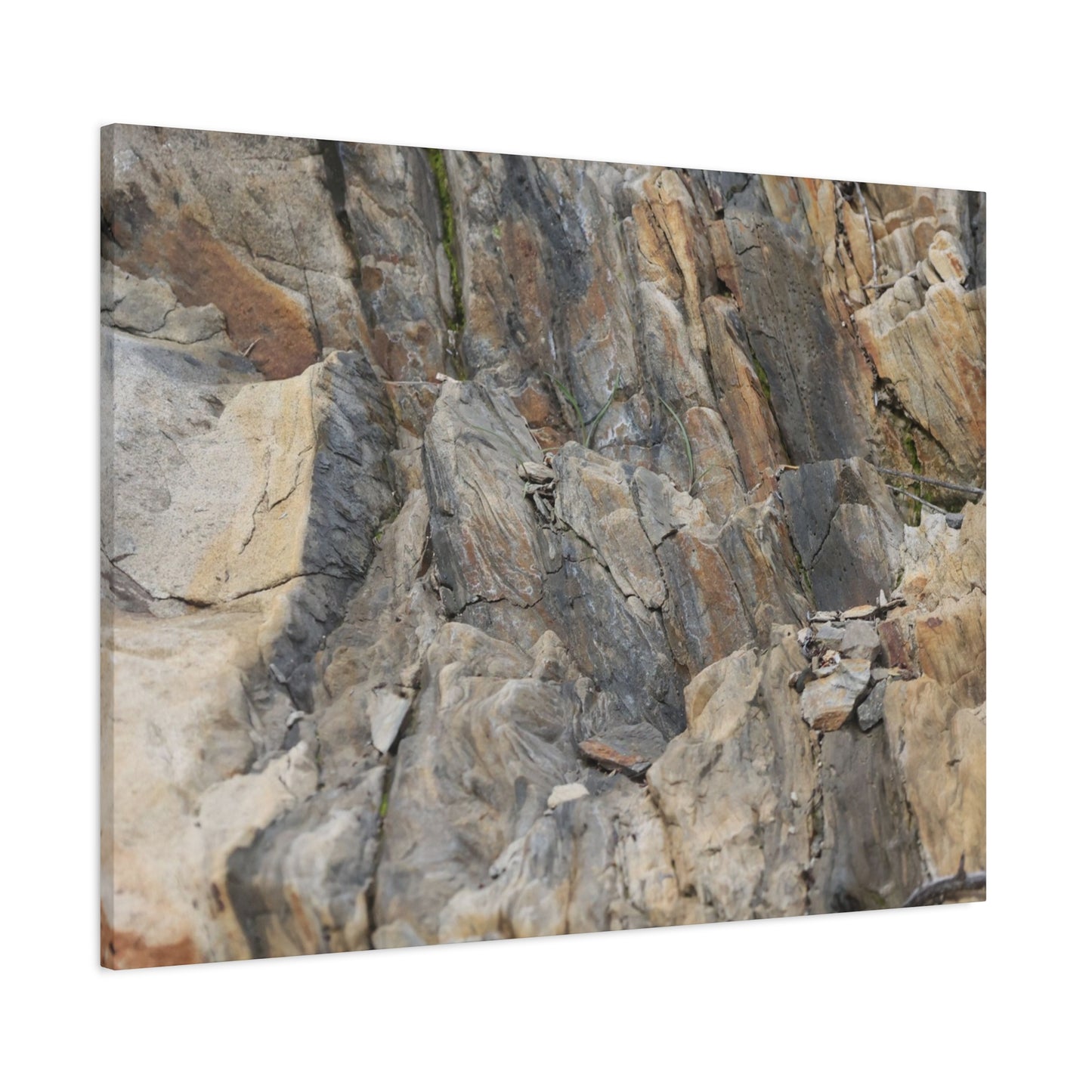 Fractured Memory - Unique Frameless Canvas Wall Art