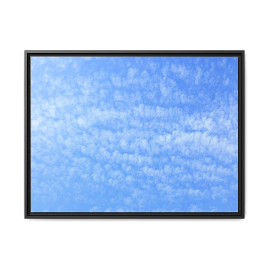 Wispy Blue Dreams - Unique Stretched Canvas Wall Art