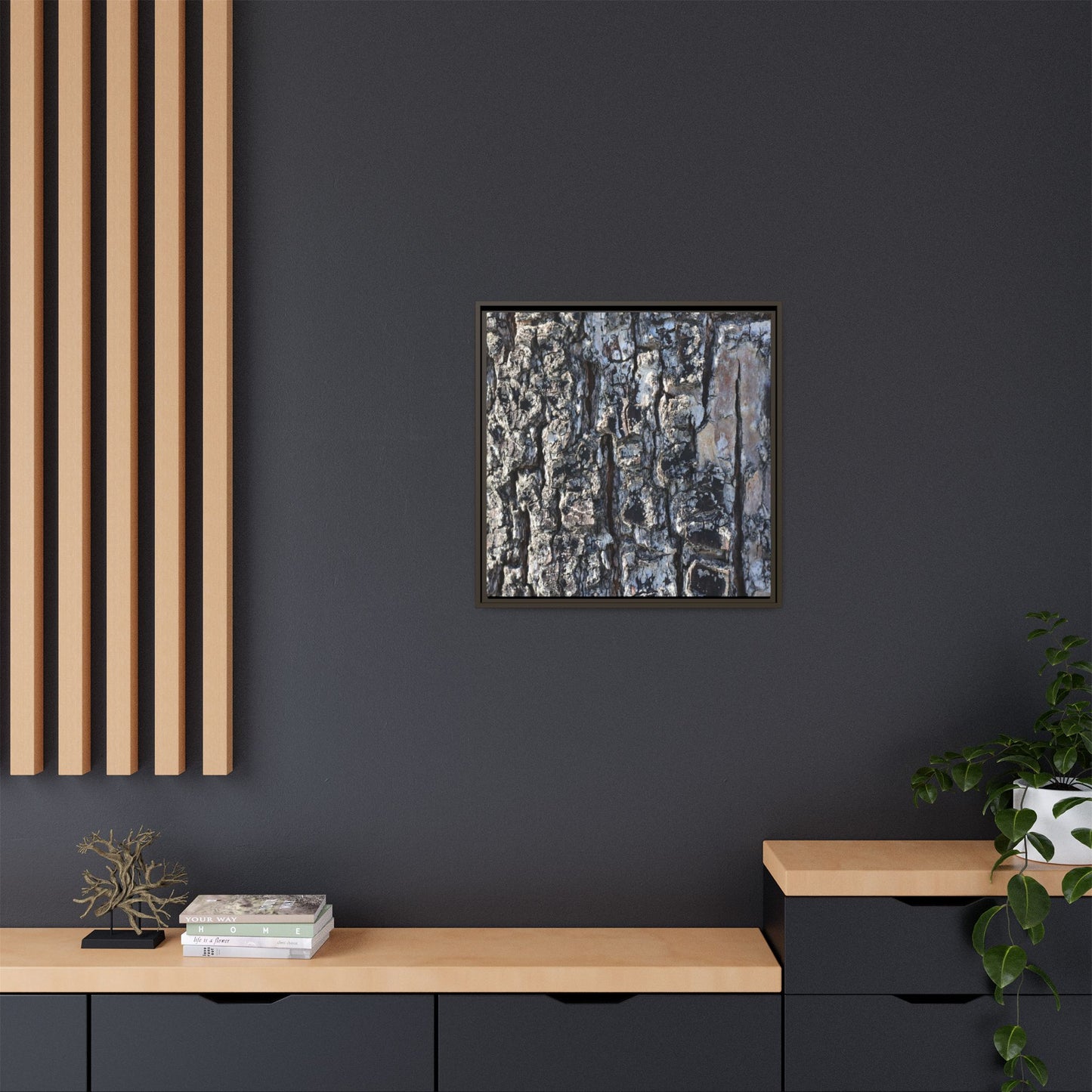 The Bark Chronicles - Unique Stretched Canvas Wall Art