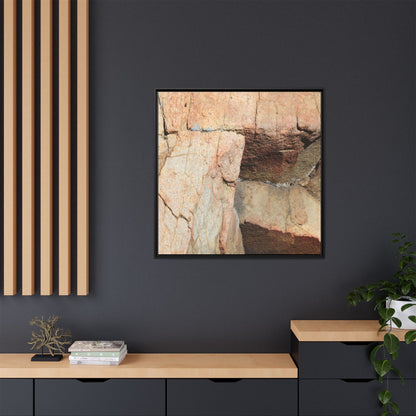 Fractured Stone - Unique Stretched Canvas Wall Art