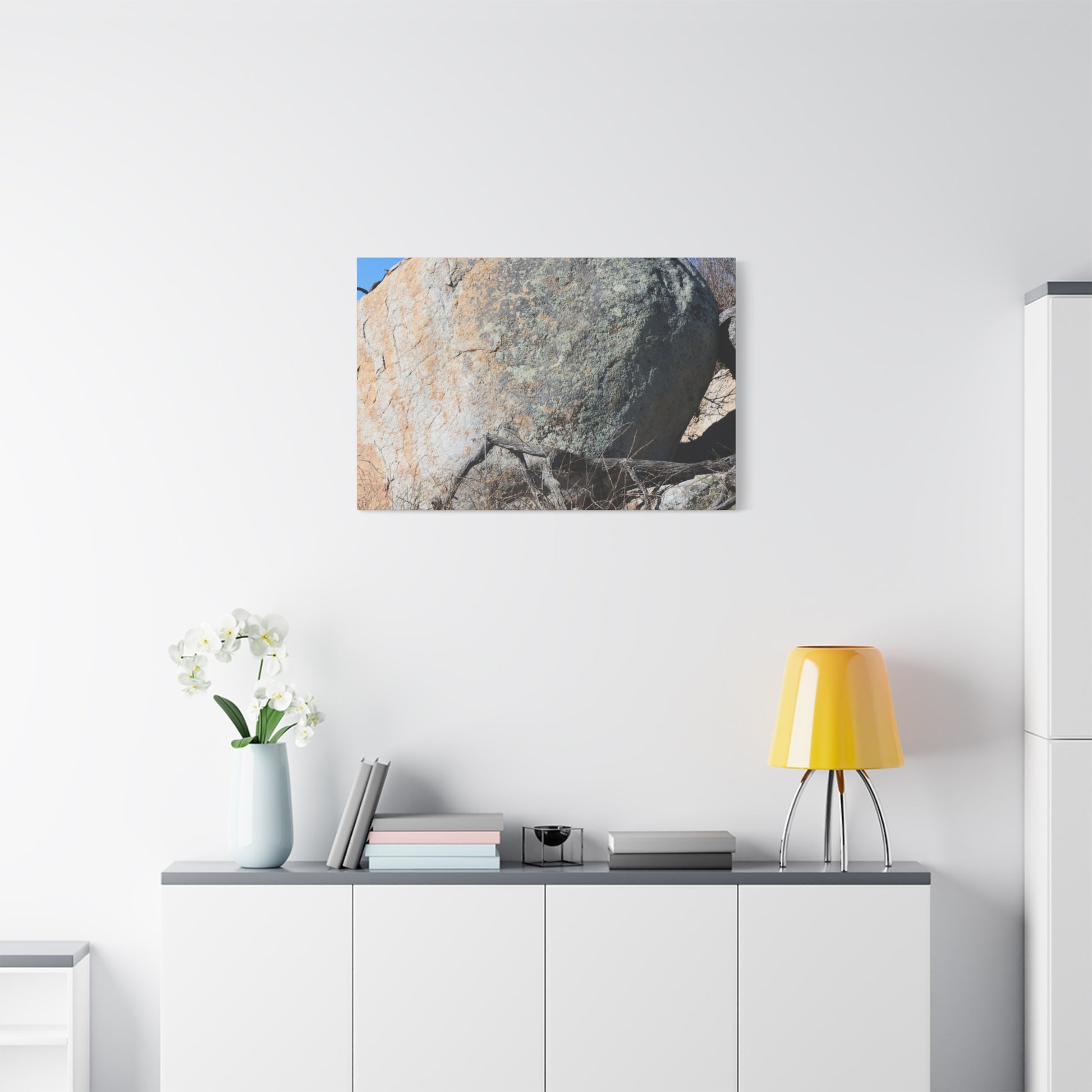 Boulder's Solitude - Unique Stretched Canvas Wall Art - Art By Earth