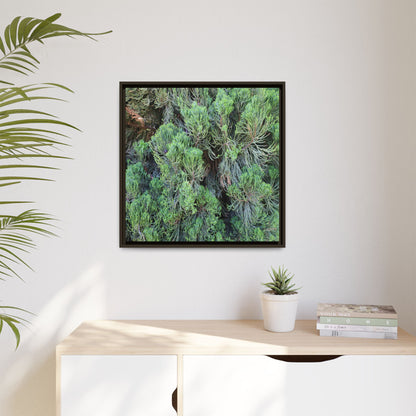 Verdant Whispers - Unique Stretched Canvas Wall Art