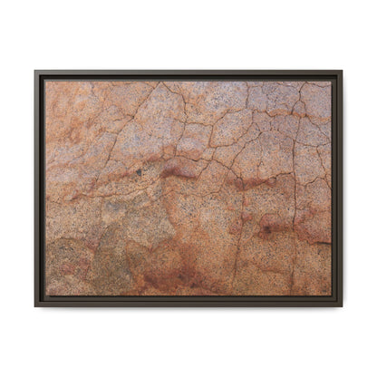 Russet Fissures - Unique Stretched Canvas Wall Art