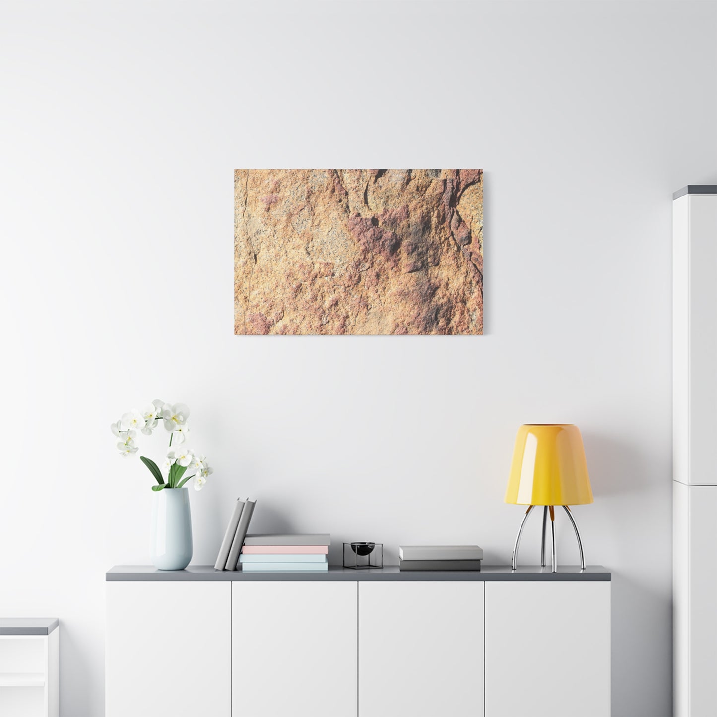 Terracotta Tears - Unique Frameless Canvas Wall Art