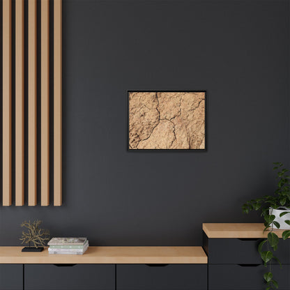 Parched Land - Unique Stretched Canvas Wall Art