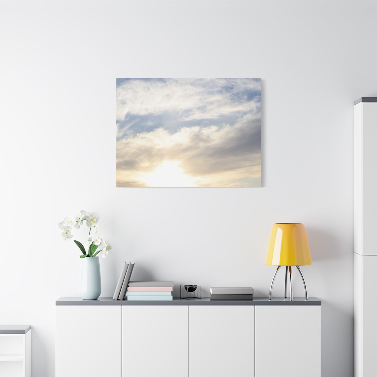 Whispers of Ethereal Light - Unique Frameless Canvas Wall Art