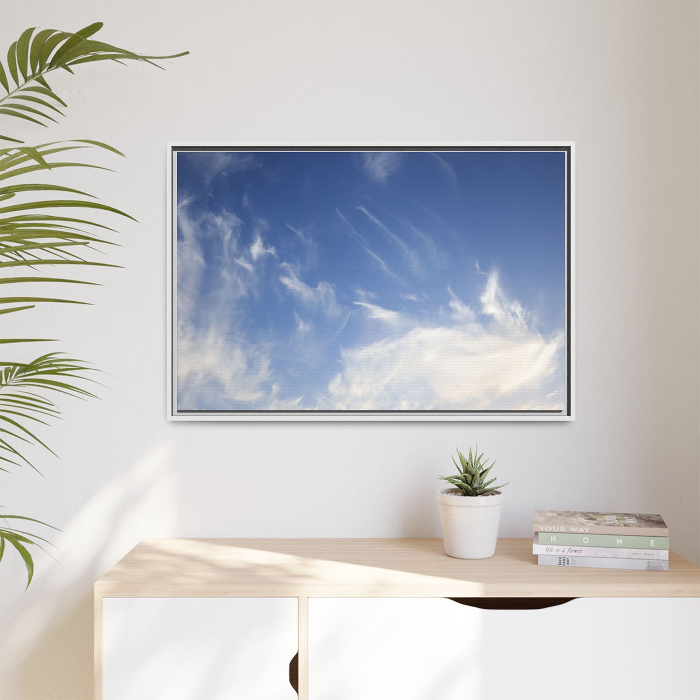 Whispers of Sky - Unique Stretched Canvas Wall Art