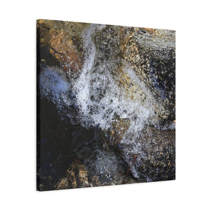Liquid Stone - Unique Frameless Canvas Wall Art
