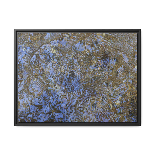 Aquatic Reflections - Unique Stretched Canvas Wall Art