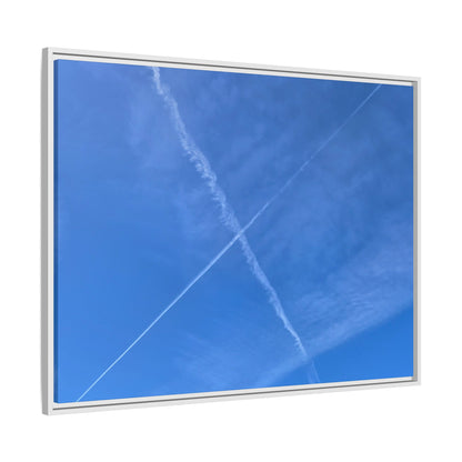 Sky Crossroads - Unique Stretched Canvas Wall Art