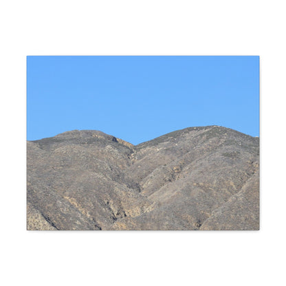 Dusty Peaks of Silence - Unique Frameless Canvas Wall Art - Art By Earth