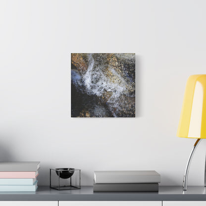Liquid Stone - Unique Frameless Canvas Wall Art