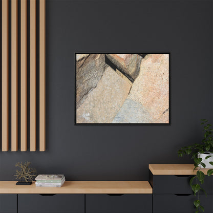 Rock Fragment - Unique Stretched Canvas Wall Art