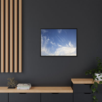 Whispers of Sky - Unique Stretched Canvas Wall Art
