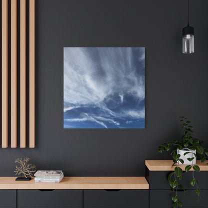 Whispers of the Celestial Realm - Unique Frameless Canvas Wall Art