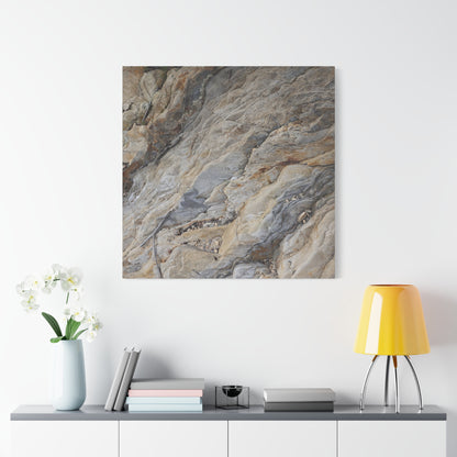Stone Memory - Unique Frameless Canvas Wall Art