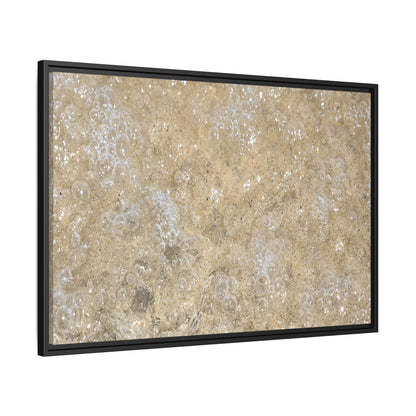 Bubbling Sand - Unique Stretched Canvas Wall Art