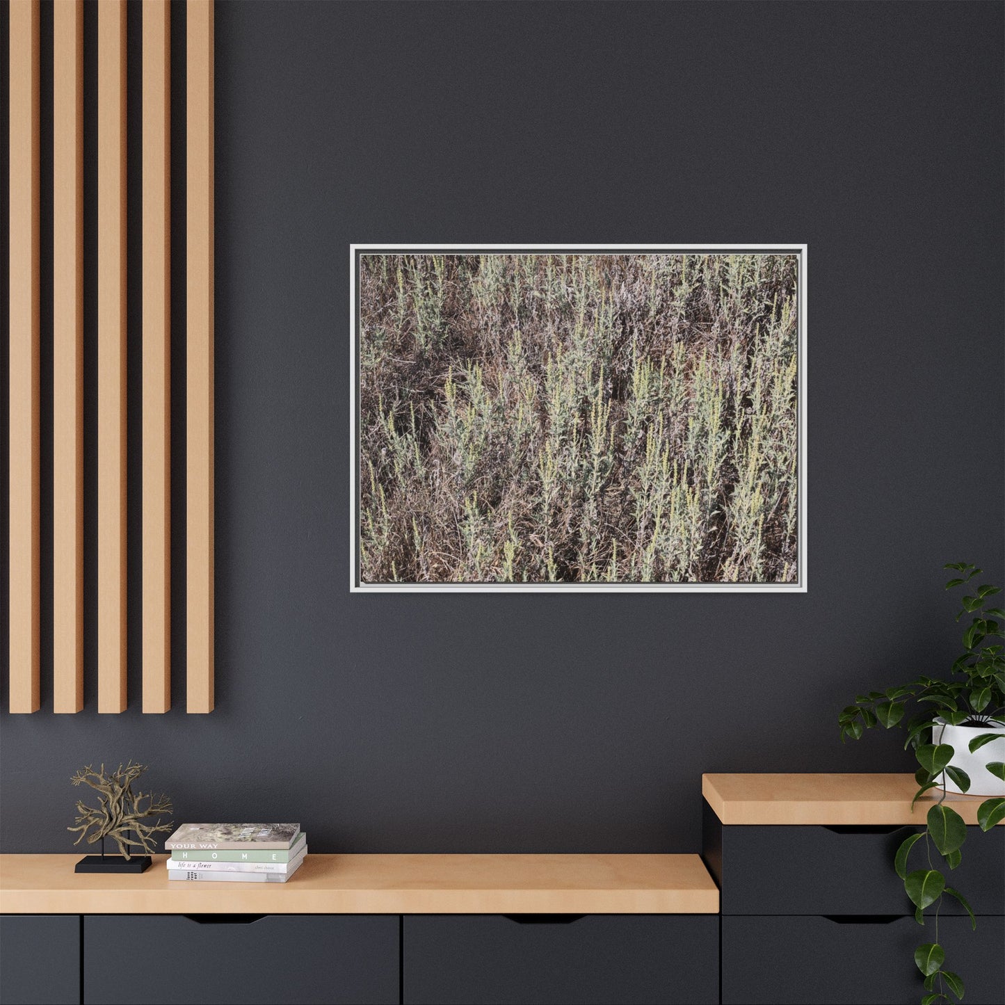 Sage Fields Forever - Unique Stretched Canvas Wall Art - Art By Earth