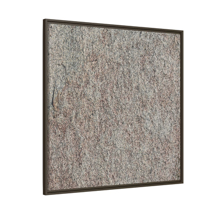 Granular Whispers - Unique Stretched Canvas Wall Art