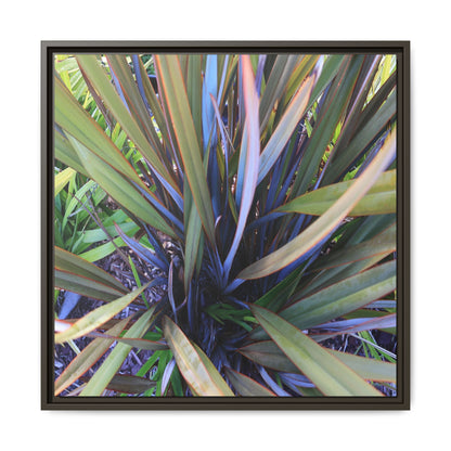 Radiant Leaves - Unique Stretched Canvas Wall Art