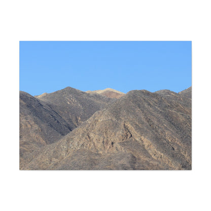 Silent Peaks - Unique Frameless Canvas Wall Art - Art By Earth