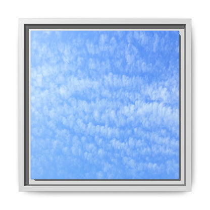 Wispy Blue Dreams - Unique Stretched Canvas Wall Art
