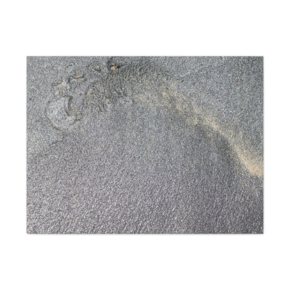 Ephemeral Whispers of Granite - Unique Frameless Canvas Wall Art
