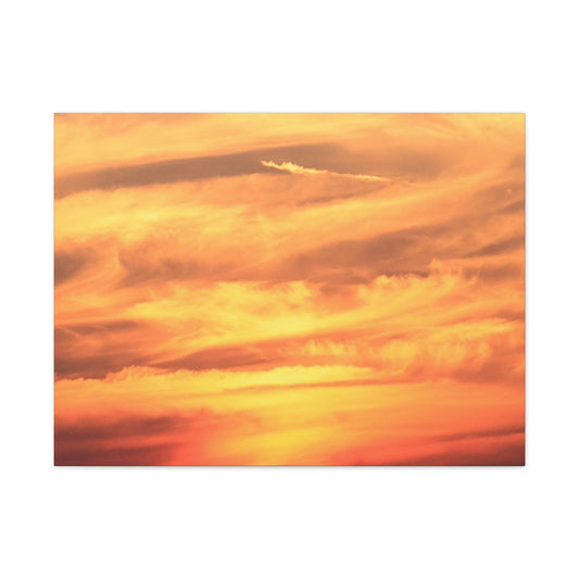 Golden Whispers - Unique Frameless Canvas Wall Art