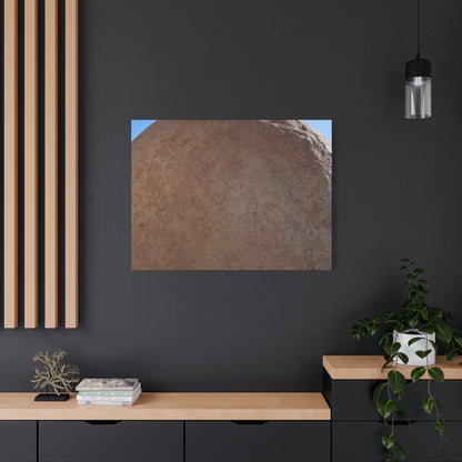 Stone Sphere of Silence - Unique Frameless Canvas Wall Art