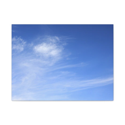 Blue Breath - Unique Frameless Canvas Wall Art