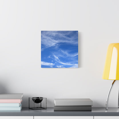 Sky's Ethereal Dance - Unique Frameless Canvas Wall Art
