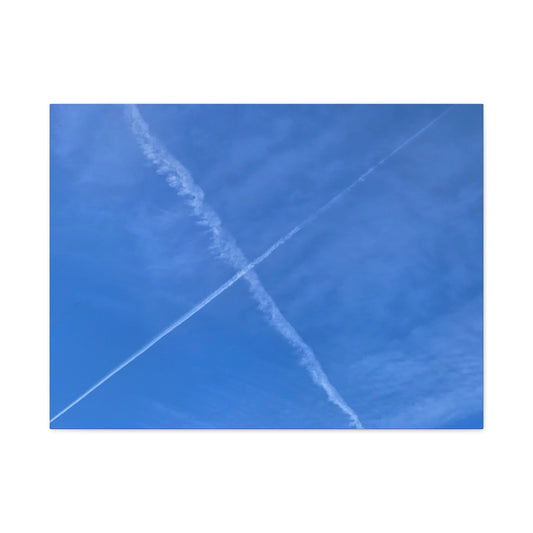 Crossing Paths - Unique Frameless Canvas Wall Art