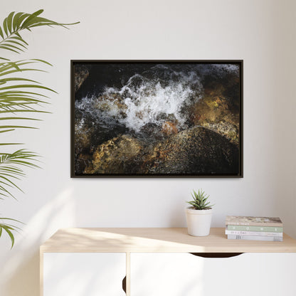 Cascading Momentum - Unique Stretched Canvas Wall Art