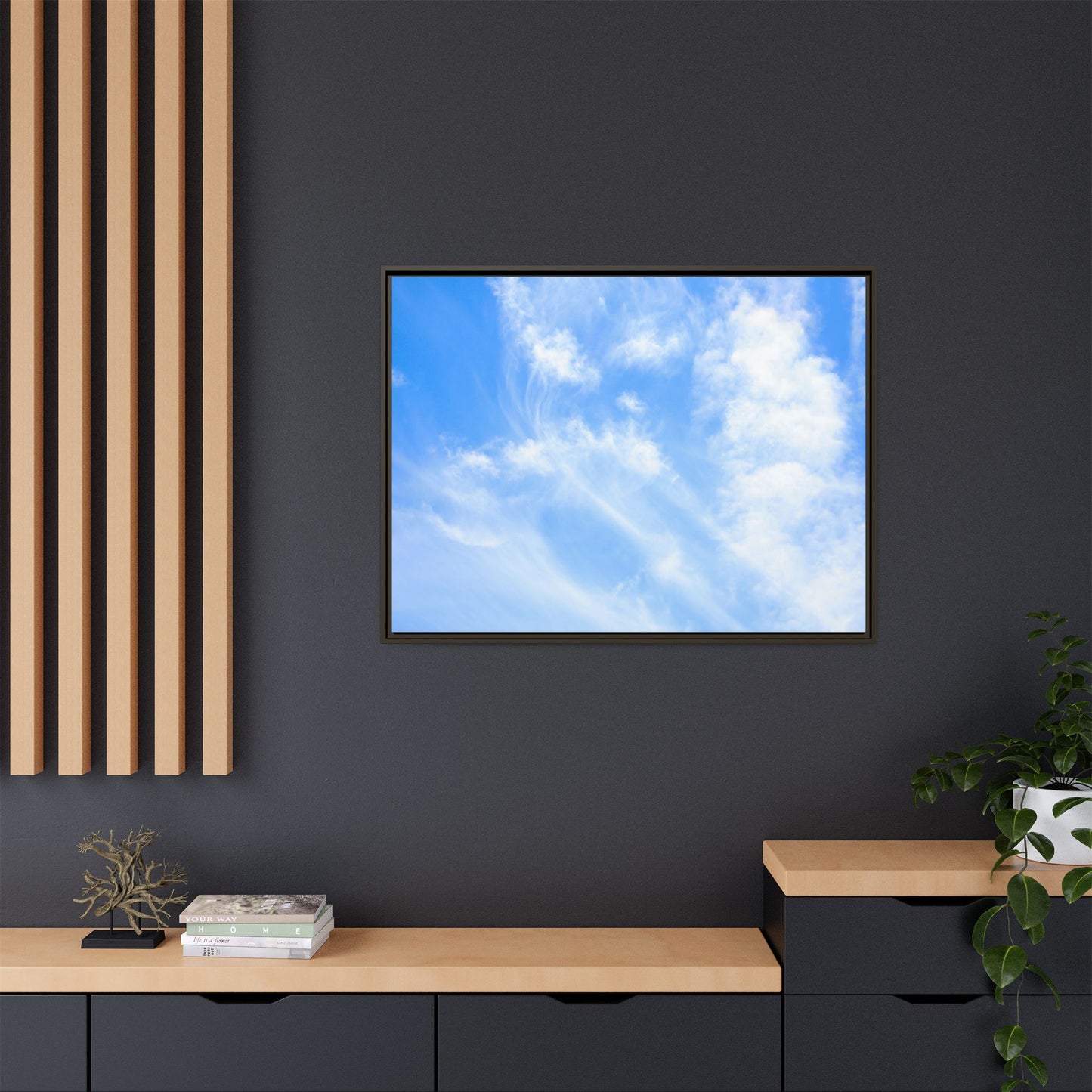 Azure Dreaming - Unique Stretched Canvas Wall Art