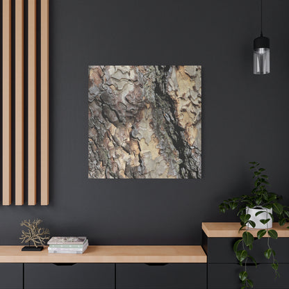 Wooden Labyrinth - Unique Frameless Canvas Wall Art