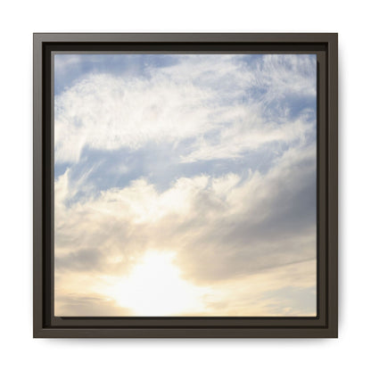 Sky's Ethereal Whisper - Unique Stretched Canvas Wall Art