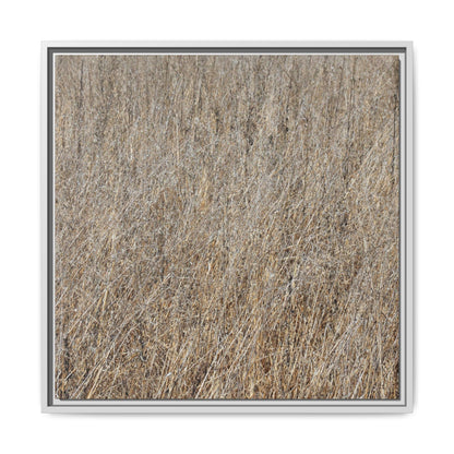Dry Straw Symphony - Unique Stretched Canvas Wall Art - Art By Earth