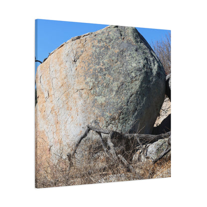 Boulder's Solitude - Unique Stretched Canvas Wall Art - Art By Earth