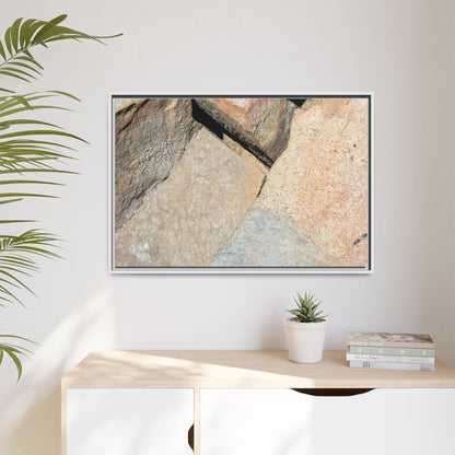 Rock Fragment - Unique Stretched Canvas Wall Art
