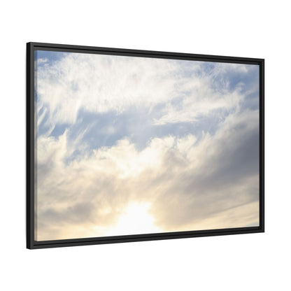 Sky's Ethereal Whisper - Unique Stretched Canvas Wall Art