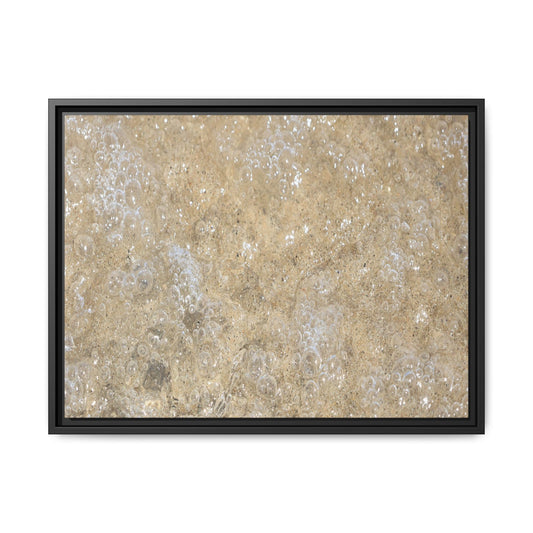 Bubbling Sand - Unique Stretched Canvas Wall Art