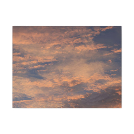 Sunset's Whispers - Unique Frameless Canvas Wall Art