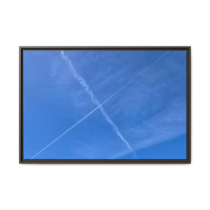 Sky Crossroads - Unique Stretched Canvas Wall Art