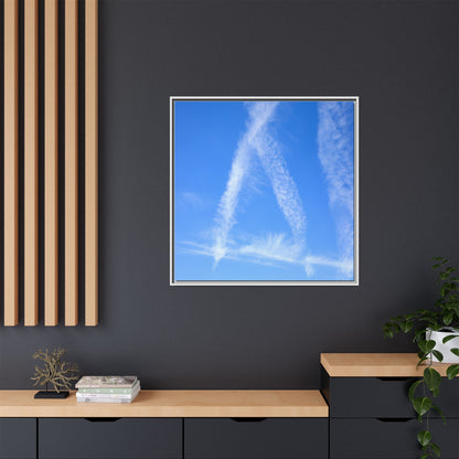 Skyward Whispers - Unique Stretched Canvas Wall Art