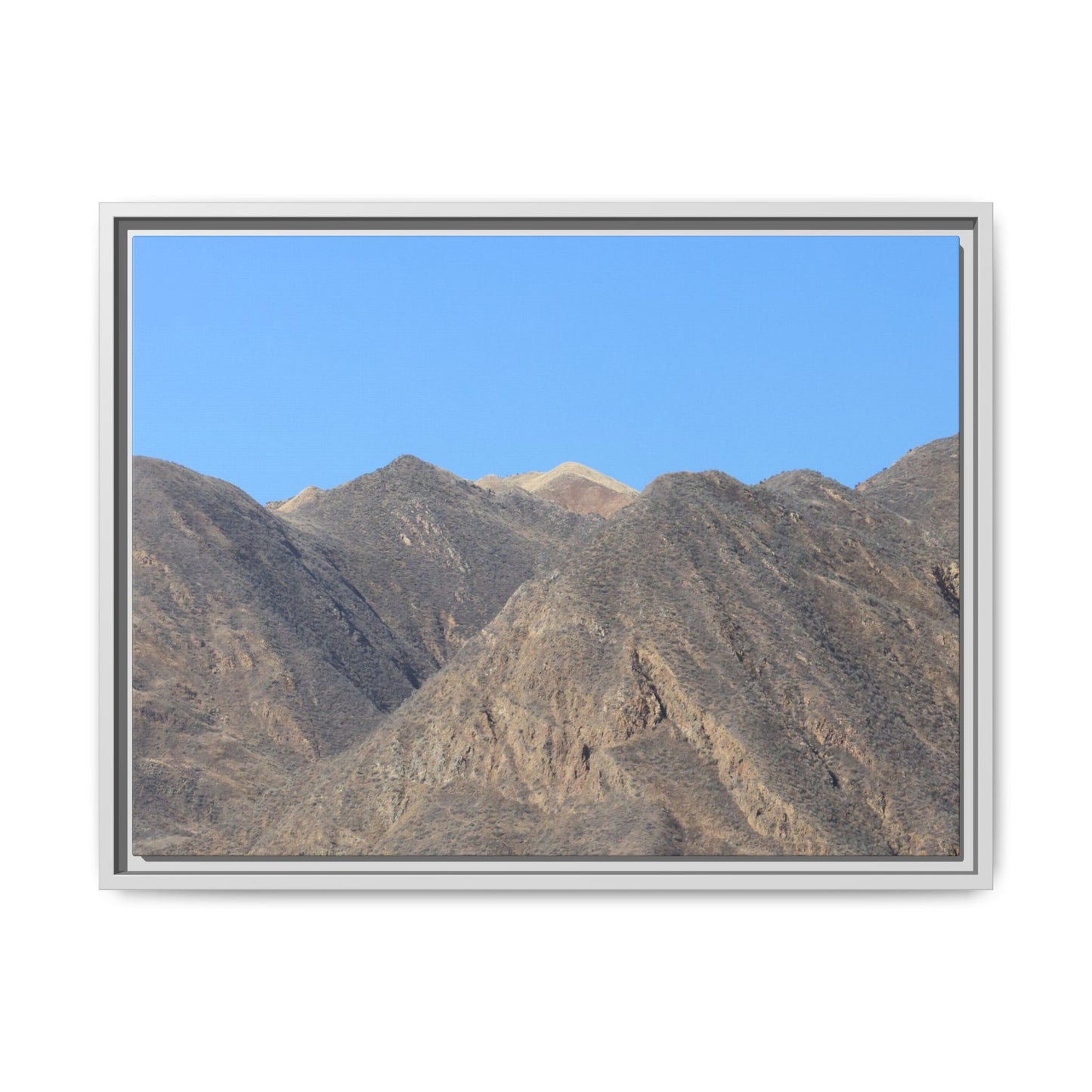 Echoes of Barren Peaks - Unique Stretched Canvas Wall Art - Art By Earth