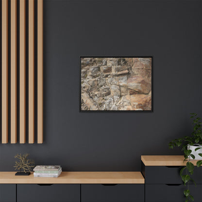 Sandstone Symphony - Unique Stretched Canvas Wall Art