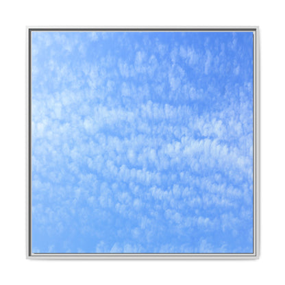 Wispy Blue Dreams - Unique Stretched Canvas Wall Art