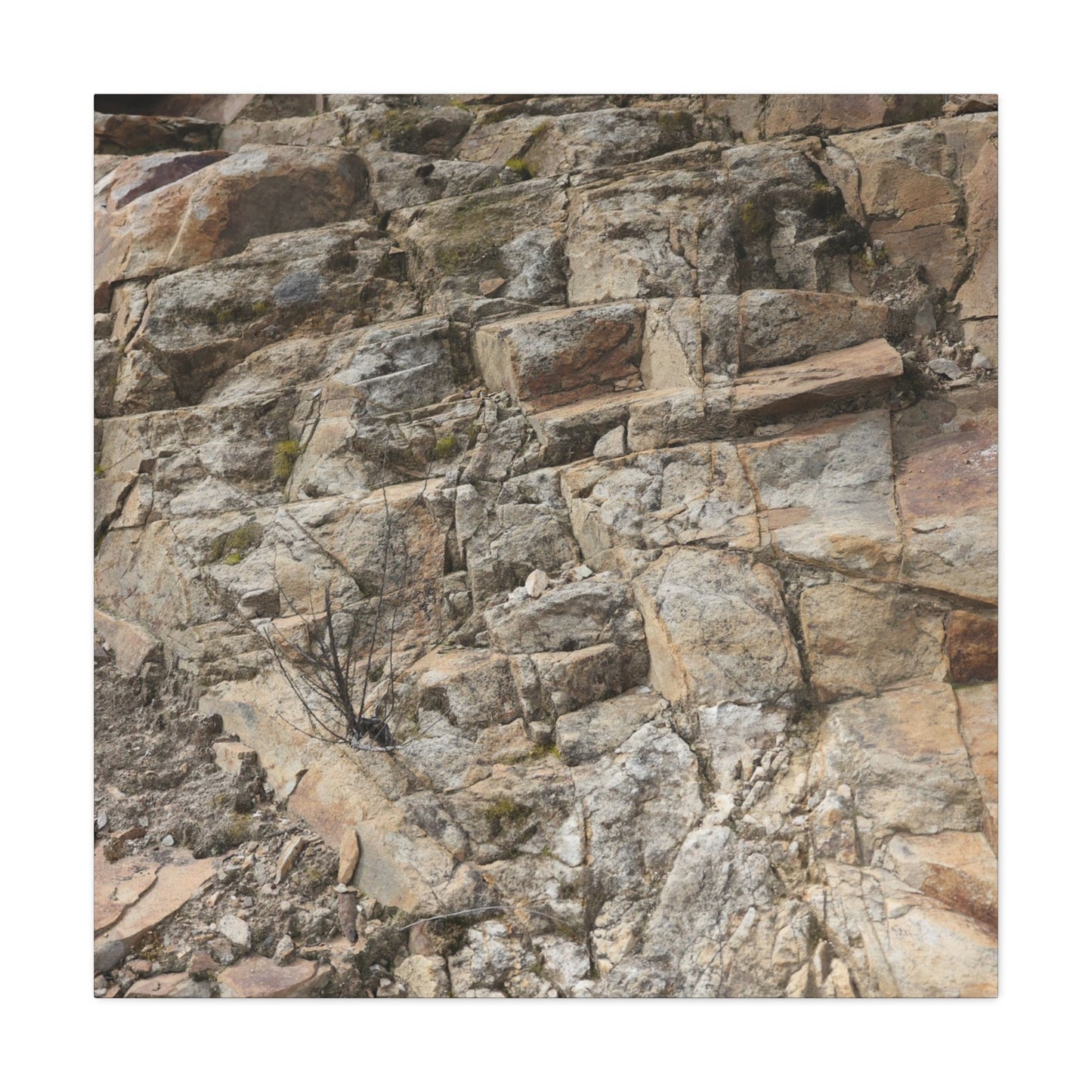 Broken Rock Canvas - Unique Frameless Canvas Wall Art